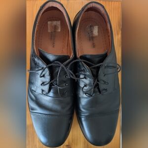 Bostonian Black Leather Cap-Toe Oxford Dress Shoes – Men’s